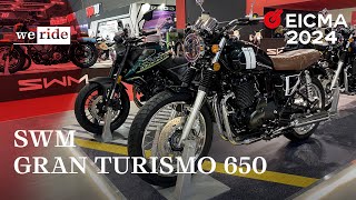 SWM Gran Turismo 650  LIVE da EICMA 2024 [upl. by Lyj]