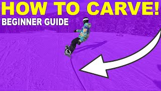 How To Carve a Snowboard  5 Easy Steps [upl. by Whitaker]