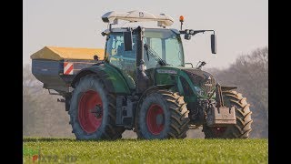 Epandage dengrais 2018  Fendt 722 amp Bogballe M2 [upl. by Dinnie]