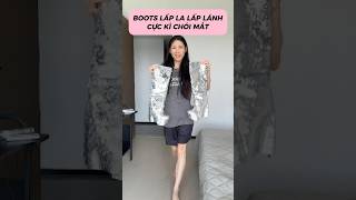 ĐÔI BOOTS LẤP LA LẤP LÁNH fashion stylish shorts [upl. by Ilyssa244]