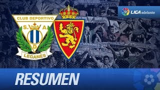 Resumen de CD Leganés 22 Real Zaragoza [upl. by Ramuk797]