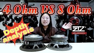 Indepth Analysis of 4 Ohm and 8 Ohm Speakers Which is the Best Choice for You [upl. by Marna]