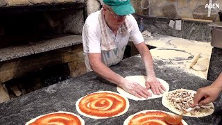 Food in Rome  Wood Fired Pizza  Italy [upl. by Sheelagh354]