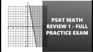 PSAT Math Review 1  Full Practice Exam [upl. by Eustashe]