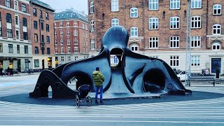 Superkilen Park in Nørrebro Copenhagen Denmark Worlds Coolest Neighborhood in 2021  Part 1 [upl. by Leno]