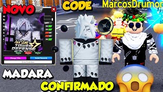 NEW CODE DE PASCOA BIG UPDATE ALL STAR TOWER DEFENSE  TODOS OS CODES FINALMENTE MADARA 7 CONFIRMADO [upl. by Gil]