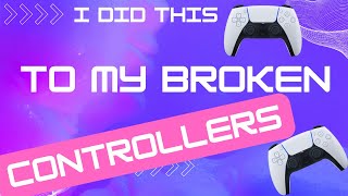 What I Did With My Broken PS5 Controllers [upl. by Ymmij]