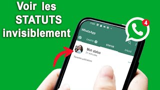 comment voir les statuts WhatsApp sans être vu [upl. by Fleurette]