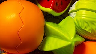 Oddly Satisfying Video Cutting Plastic Fruits and Vegetables ASMR [upl. by Ennaus233]