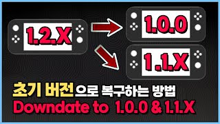 자막 왕눈 100 버전으로 복구 방법 다운그레이드업데이트 취소 방법 젤다 왕눈 글리치 젤다의전설 왕국의눈물 티어스오브더킹덤 TOTK [upl. by Ahtibat]