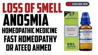 Anosmia  Loss of Smell Symptoms Cause amp Homeopathic Treatment [upl. by Mundt]