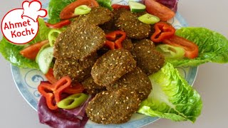 Rezept Falafel  Ahmet Kocht  arabisch kochen  3000 Abonnenten Special [upl. by Noryak990]