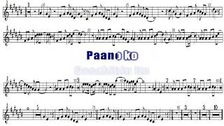 Paano Karaoke Alto Sax [upl. by Eiuqcaj]