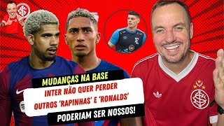 INTER MUDA FOCO NA BASE E NÃO QUER PERDER RAPHINHAS E RONALDS  E O GOLEIRO [upl. by Adiaroz984]