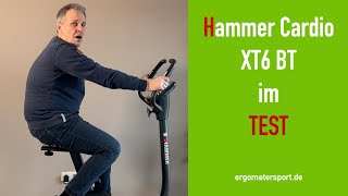 Hammer Cardio XT6 BT Ergometer Test  ERGOMETER amp HEIMTRAINER [upl. by Zildjian]