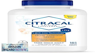 Citracal Slow Release 1200 1200 mg Calcium Citrate and Calcium Carbonate Review [upl. by Frisse]