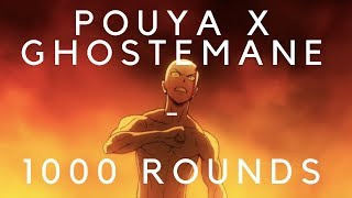 POUYA X GHOSTEMANE  1000 ROUNDS  AMV SAITAMA [upl. by Noxin]