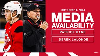 Patrick Kane amp Derek Lalonde Media Availability  Oct 14 2024 [upl. by Stanway]