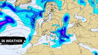 ΚΑΙΡΟΣ  3 Δεκεμβρίου 2024  Μοντέλο ECMWF  Υετός  βροχές καταιγίδες  Στην Ευρώπη [upl. by Nerb]