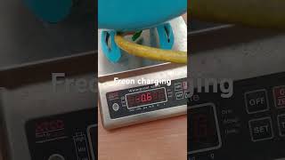 Freon charging split aircon [upl. by Anilet980]