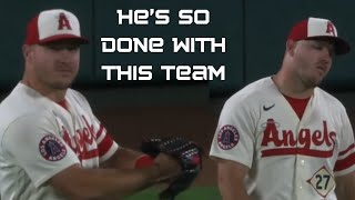 Mike Trout Gets Fed Up With His Pitcher Tipping Pitches [upl. by Adniral]