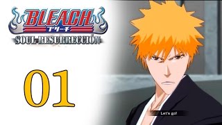 Bleach Soul Resurreccion  01 Hueco Mundo  Ichigo Bankai [upl. by Valora]