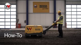 Wacker Neuson HowTo trilplaat bedienen makkelijk gemaakt NL [upl. by Ellissa]