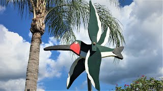 How to make the Best DiY Hummingbird Whirligig from Costa Rica [upl. by Quiteris]