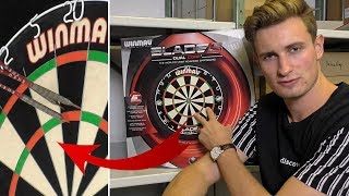 Dartscheibe für Profis im Test  Blade 5 Dual Core von Winmau  myDartpfeil [upl. by Debo]