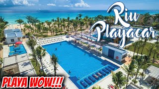 🔴 RIU PLAYACAR RIVIERA MAYA GUÍA TODO INCLUIDO 247 ✅ Fantástico Hotel 5 😍 Playa WOW Costos TIPS [upl. by Buyer]