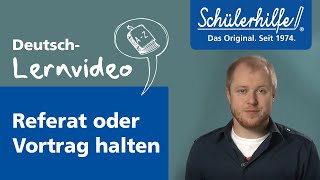 Ein Referat halten 🎓 Schülerhilfe Lernvideo Deutsch [upl. by Aram715]