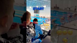 Swimmer Disqualified After Whistle Causes Early Start😲 [upl. by Lacombe]