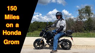 150 miles on a Honda Grom [upl. by Hoi48]