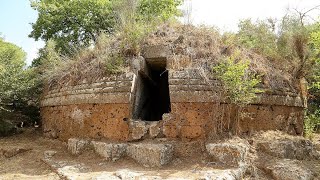 Necropolis of Banditaccia Cerveteri Roma Lazio Italy Europe [upl. by Auhoj]