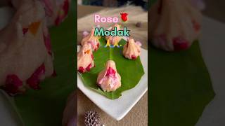 quotRosetinted happiness with Rose Modak HappyVibes IndianSweetsquotFestiveDelight ModakLovers [upl. by Mellins]