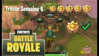 Fortnite Carte aux tresor semaine 6 [upl. by Darius]