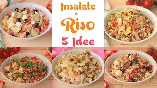 INSALATE DI RISO 5 IDEE perfette per lestate 🏖  Facili e veloci  Lorenzo in cucina [upl. by Shreve951]