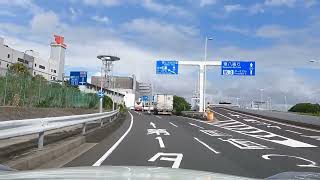 Aqualine Tunnel Japan 4K  UMIHOTARU to Kayabacho [upl. by Rattan]