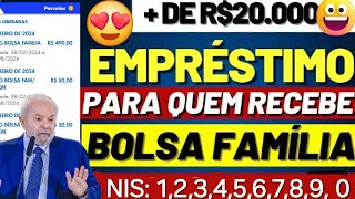 R 20000  EMPRÉSTIMO PRA QUEM É DO BOLSA FAMÍLIA [upl. by Linzy]