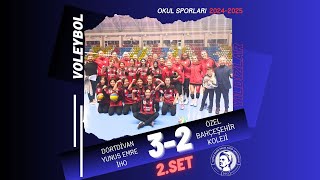 YUNUS EMRE İHO 32 ÖZEL BAHÇEŞEHİR KOLEJİ  2SET [upl. by Nerua385]