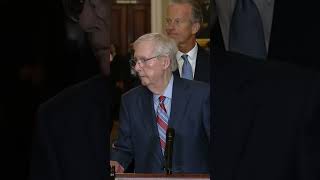 Mitch McConnell freezes during press conference shorts [upl. by Kathlene]