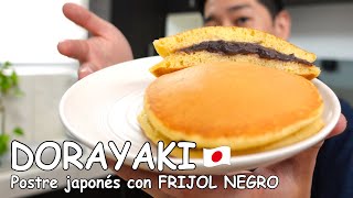 Dorayaki｜Postre Japonés relleno de frijol negro｜intentando Anime food ｜Cocina Japonesa [upl. by Aiuqal]