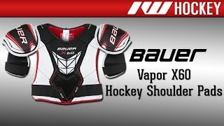 Bauer Vapor X60 Hockey Shoulder Pad Review [upl. by Assirhc]