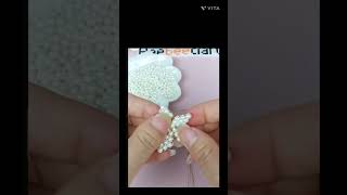 Diy pearl hair accessories  diyideas ytshortsfeed youtube  short viralshort [upl. by Tneciv367]