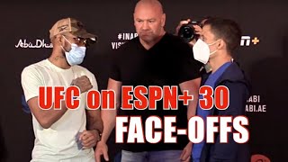 UFC on ESPN 30 FaceOffs Benavidez vs Figueiredo [upl. by Mourant]