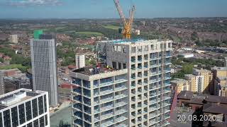 RG Group Altus House Leeds Topping Out 20082020 [upl. by Werd84]