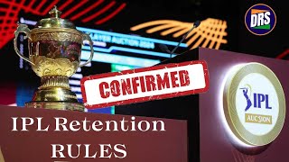 IPL Retention Rules Confirmed  DRS live [upl. by Horatia]