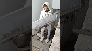 Jina granite molding Jina my work ⚒️🏛shrots step granitedesign viralvideos epoxyfloor wall🏛💯⚒️ [upl. by Wenoa]