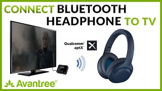 Low Latency Best Buy Bluetooth Transmitter for TV with Two Headphones Support  Avantree Audikast [upl. by Kemppe87]