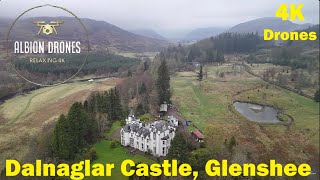 A Dreich Day at Dalnaglar Castle Glen Shee  DJI AIR3 4K [upl. by Adnof]